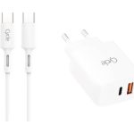 מטען בית מהיר 25W עם כבל TypeC מבית Cycle